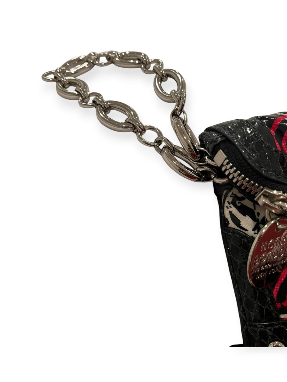 Henri Bendel RARE "The Deb" Graffiti / 712 Print Wristlet Clutch NWT - Picture 2 of 8